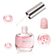 Gellen 15ml Nail Strengthener, Air Dry Clear Finish Nail Growth Strengthener for Thin Weak and Damaged Nails Repair Solution with Protein Keratin Calcium Nourish Nail Care Treatment, Sakura Scented
