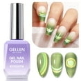 thumbnail image 1 of Gellen Cat Eye Gel Nail Polish, 18ML Dual Colour Natural Glitter Gel Polish Set, Soak off Nail Gel Polish At Home DIY Salon Use, Jewel Green, 1 of 9