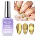 thumbnail image 1 of Gellen Cat Eye Gel Nail Polish, 18ML Dual Colour Natural Glitter Gel Polish Set, Soak off Nail Gel Polish At Home DIY Salon Use, Maple Leaf Yellow, 1 of 9