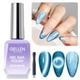 thumbnail image 1 of Gellen Cat Eye Gel Nail Polish, 18ml Gel Polish with Magnet Stick, Magnetic Shimmer Glitter Holographic Nail Polish Soak Off LED Gel for Nail Art DIY, Sea Blue, 1 of 9