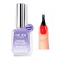 thumbnail image 1 of Gellen Crystal Gel Top Coat, 18ML Gel Polish Top Coat Soak off UV Light Cured, Upgraded Glossy Top Coat Gel Nail Polish, Top Coat Nail Gel for Salon Nail Art Home Manicure, 1 of 9