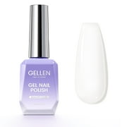 Gellen Gel Nail Polish - 18ml White Soak Off UV LED Gel Polish for Stunning Nail Art and Manicures - Perfect Gifts for Women