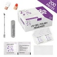 thumbnail image 1 of Gellen Gel Polish Remover, 200Pcs Remover Wipes Acetone Gel Nail Polish Remover Bulk Set with Nail File and Cuticle Pusher Individually Wrapped Soak Off Nails Remover Pads for Salon Home, 1 of 9