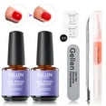 thumbnail image 1 of Gellen Gel Nail Polish Remover Kit, Gel Polish Remover for Nails with Manicure Tools Peel off , Gel Polish Remover for Nails Strengthener Quick Effective Removal, 2Pcs 15ML, 1 of 7