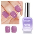 Gellen Jelly Gel Nail Polish, 18ML Sheer Dark Purple Gel Polish UV
