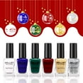 thumbnail image 1 of Gellen Nail Polish, Quick Air Dry 6 Colors Nail Lacquer Set Festive Xmas Nail Polish Set for Nail Manicure DIY Art Home, No UV Light Needed, 0.33 Fl.oz, 1 of 7