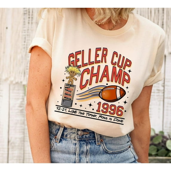 Geller Cup Champion Sweatshirt, Friendsgiving Shirt, Monica vs Ross Shirt, TV Show Sweatshirt, Thanksgiving Gift Shirt