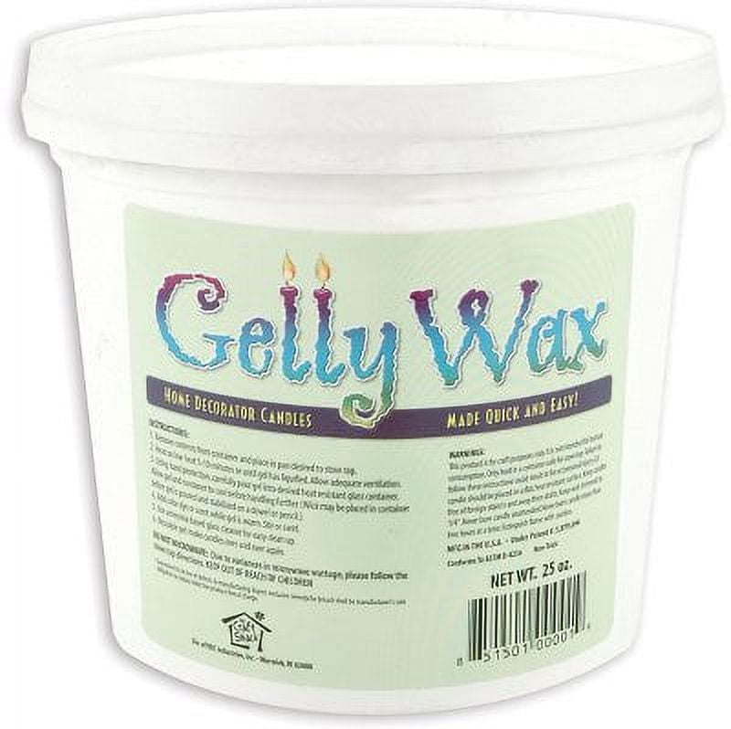 Gelly Candle Wax 25 oz, Clear