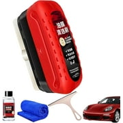 Gelmalls Glass Cleaner, Gelmalls Glass Cleaning Board, Automotive Oil Film Cleaning Brush, Glass Oil Film Remover, Hydrophobic Glass Coating for Windshield
