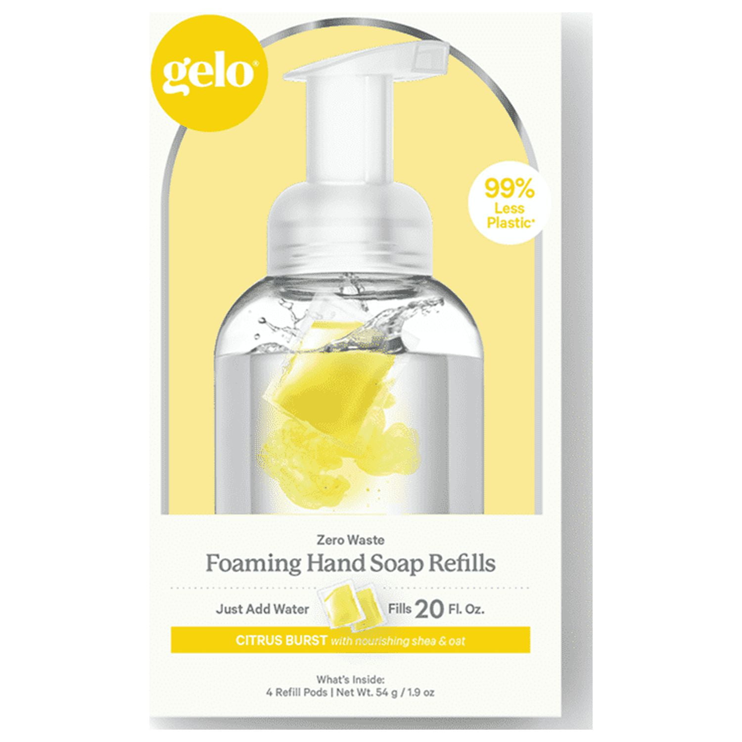 Gelo Foaming Hand Soap Refill Pod, Citrus Burst, 20 Fl Oz