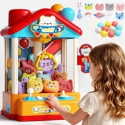 Gelomee 22 Pcs Claw Machine for Kids, Mini Vending Machine with Sound Light, Candy Arcade Toys for Kid, Birthday Gift for 3-8 Year Old Boys Girl