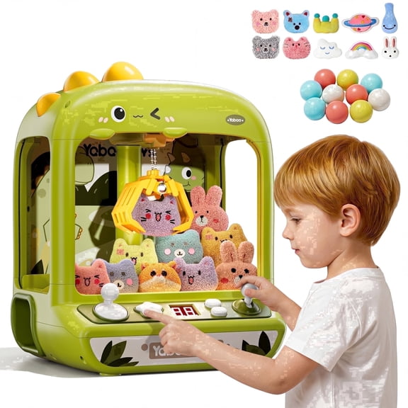 Gelomee Claw Machine for Kids Girls , Mini Vending Machine Toys for Boys , Arcade Toy with Light and Music , Christmas Birthday Gifts Aged 3+ Year Old
