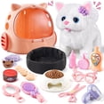 thumbnail image 1 of Gelomee 16 Pcs Cat Toys Interactive for Kids, Stuffed Animals for Girls, Plushie Toy for Toddler Boys with Talking , Birthday Gifts for 1-3 Year Old, 1 of 9