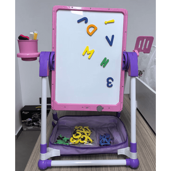Gelomee LCD Writing Tablet, Colorful Toddler Doodle Board Drawing Tablet-Red