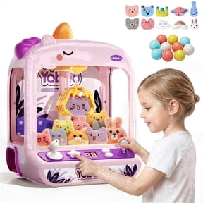 Gelomee Claw Machine for Kids, Mini Vending Machine Toys for Girls, Arcade with Light & Music for Boys, Christmas Birthday Gifts Toys Aged 3+ Year Old