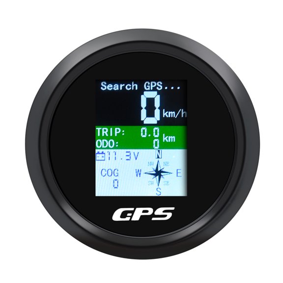 Geloo 3-3/8" Digital GPS Speedometer Odometer for Car Boat Motorcycle