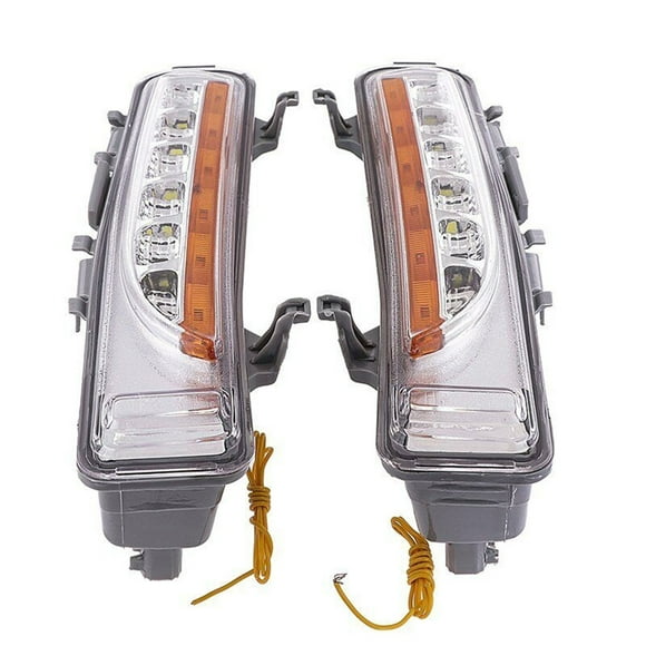 Geloo DRL LED White Daytime Running Lights Turn Signal Lights Fog Lamp for Car Ford Edge 2009-2014