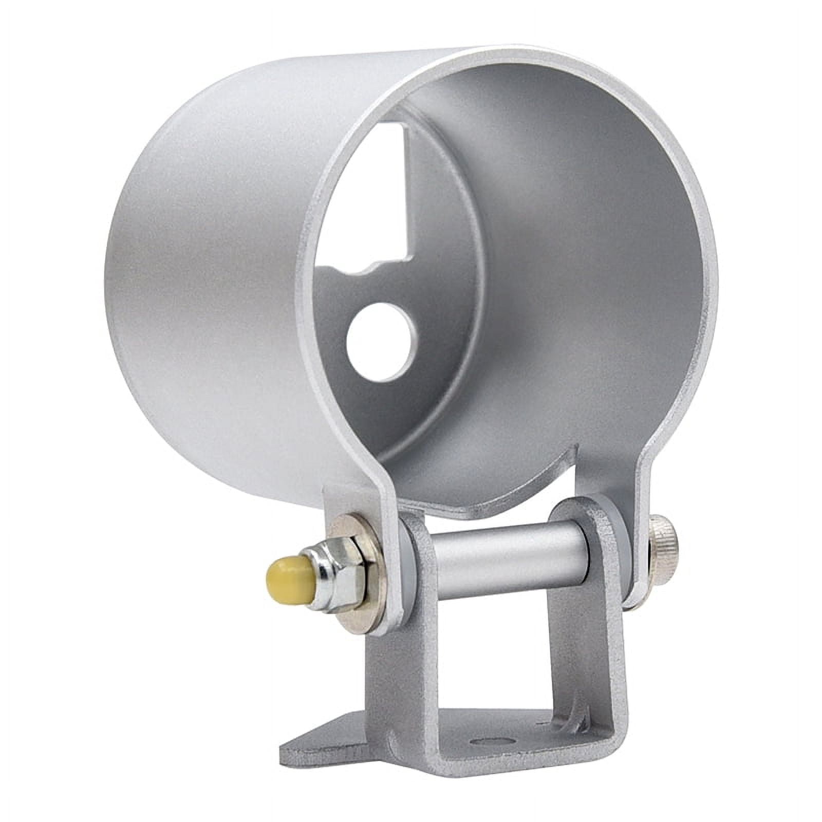 Geloo Universal Gauge Mount Silver Single Gauge Mounting Cup Aluminum