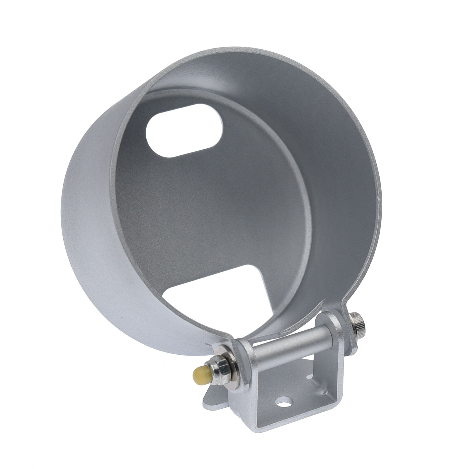 Geloo Universal Gauge Mount Silver Single Gauge Mounting Cup Aluminum