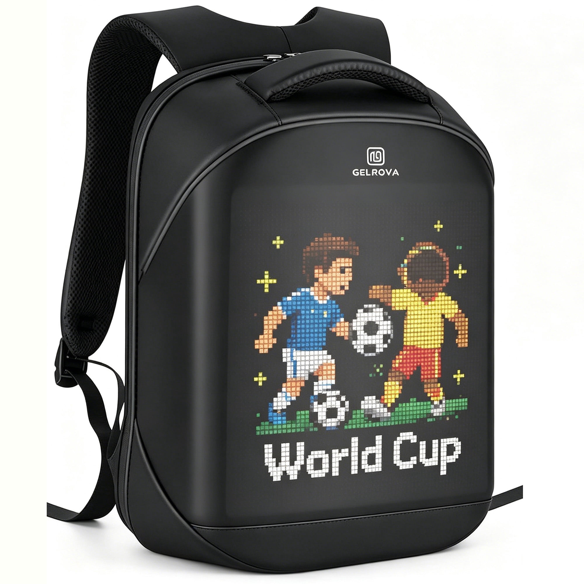 Gelrova Programmable LED Backpack, 17-inch, Hard Shell - Walmart.com