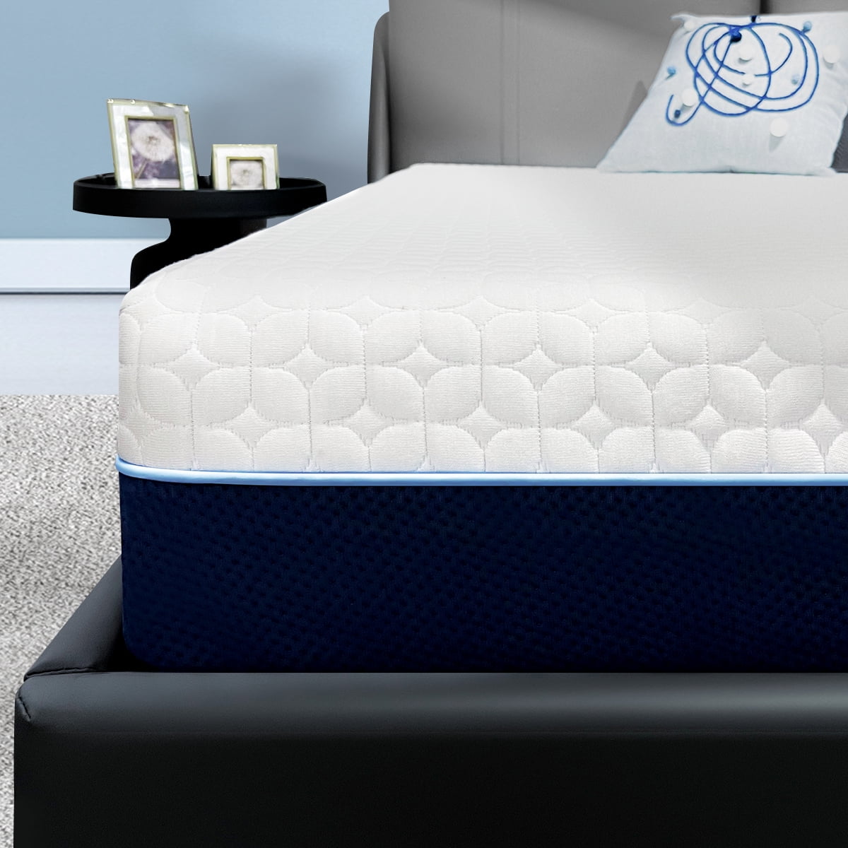 Gelsea Cooling Gel Memory Foam Mattress Made in USA,Hybrid Mattress