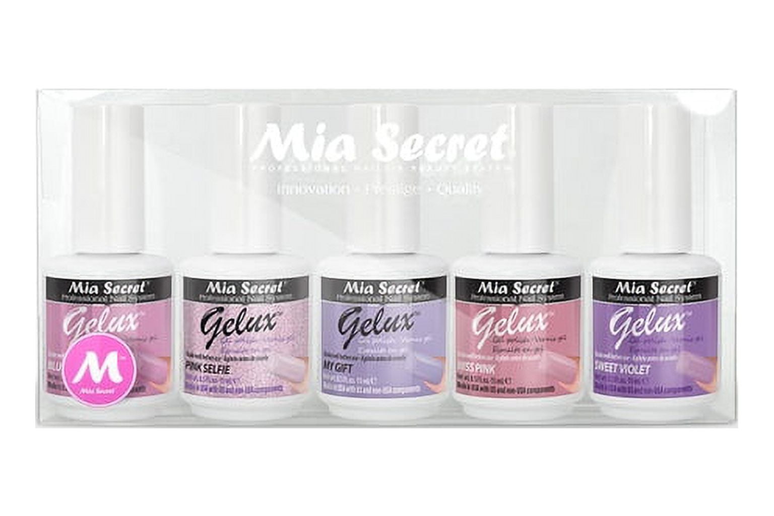 Gelux Soak-off Gel Polish Collection BERRY BLEND