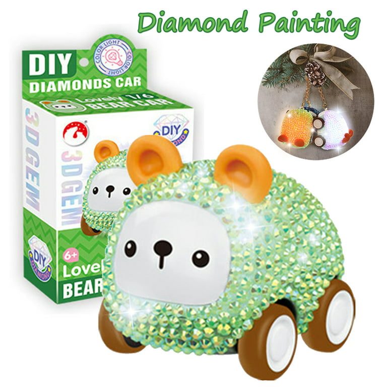 Diamond Art for Kids,Diamond Painting Kits for Kids DIY Gem Art Key Ch –  FULUNS