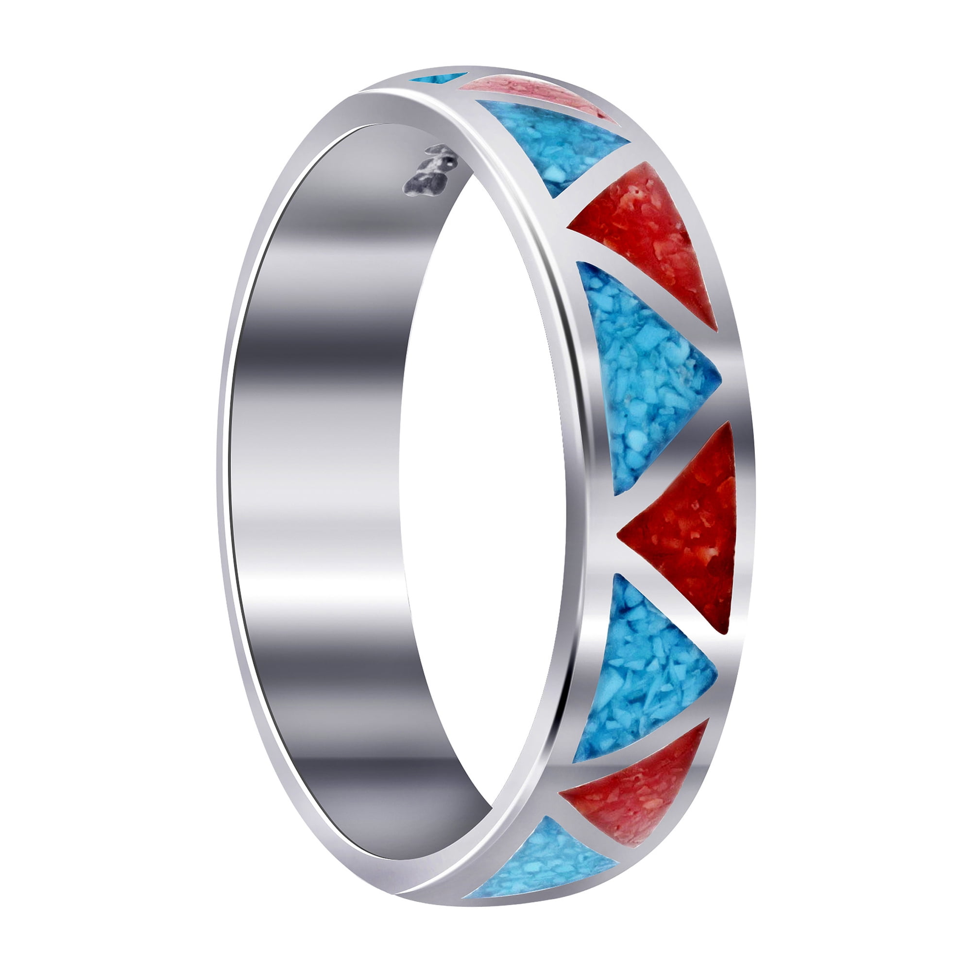 Coral wedding deals band