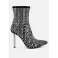 thumbnail image 1 of Gem Blaze Patterned Rhinestones Detail Stiletto Boots, 1 of 5