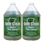 Gem Clean - a neutral floor cleaner concentrate - 2 gallon case