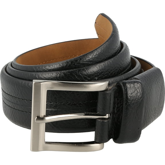 Gem-Dandy Leather 2 Stitch Row Black Belt Men 36w