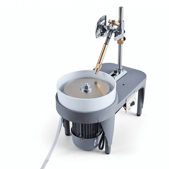 Gem Faceting Machine 2800RPM, 180W Jade Polisher, Rock Polisher with Manipulator & Abrasive for Jewelry Making, Angle Grinding, Stone Polishing