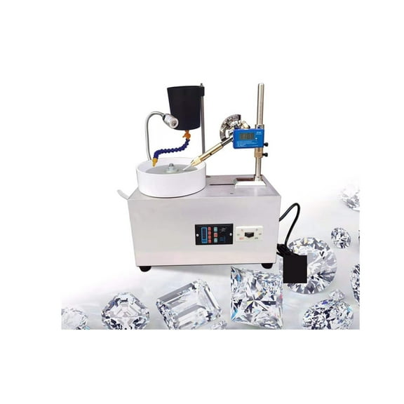 Gem Faceting Machine Grinding Polishing Machine DC Stepless Speed Gem Angle Grinder Precision Jewelry Stone Polishing Machine Molding Machine ,Easy to Operate