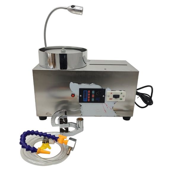 Gem Faceting Machine Jewelry Polisher Jade Flat Grinder 2800RPM Speed Adjustable
