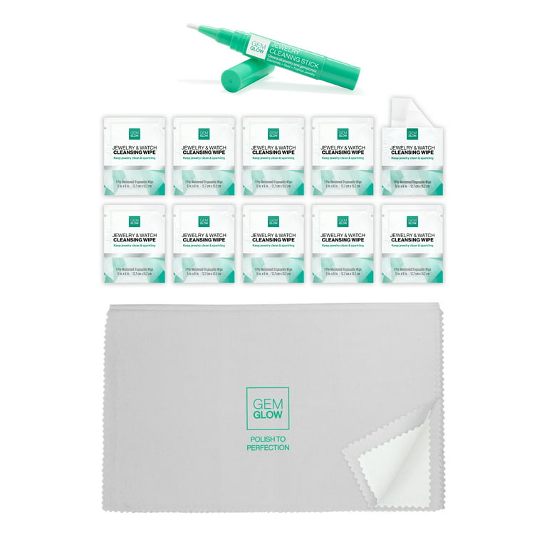 Gem Glow On-the-Go Jewelry Cleaning Kit for All Jewelry Types 