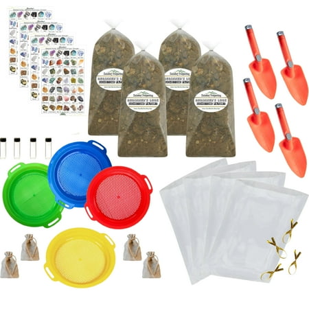 Gem Mining BIRTHDAY PARTY Kit | 5LB Bags | GROUP OF FOUR