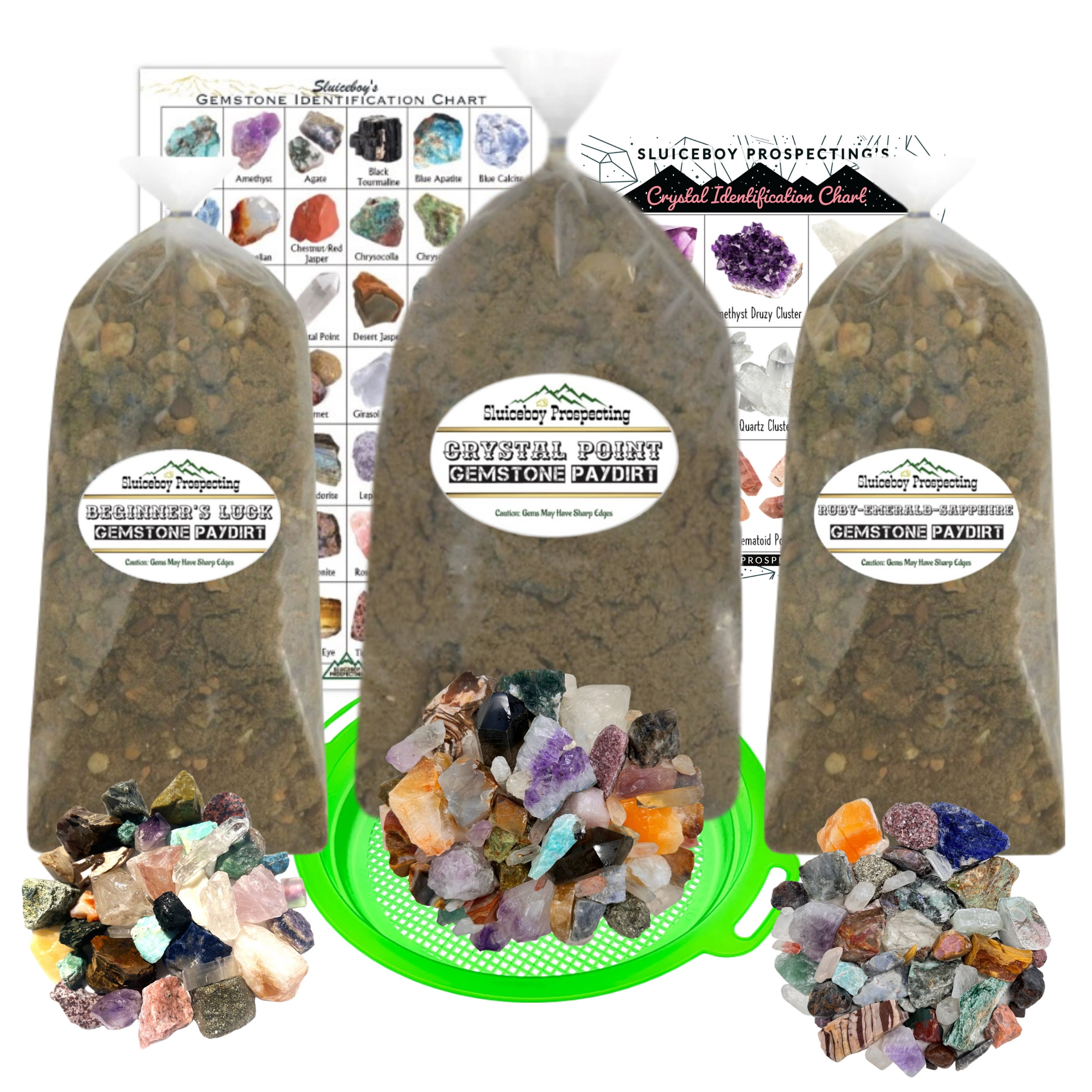 Gem Mining Kit with 18lbs Paydirt - Walmart.com