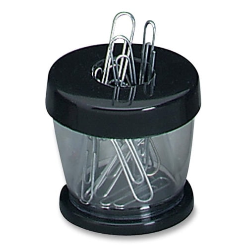Gem Office Products Paper Clip Dispenser - Plastic - 1 Each - Black Gem Office Products Paper Clip Dispenser - Plastic - 1 Each - Black