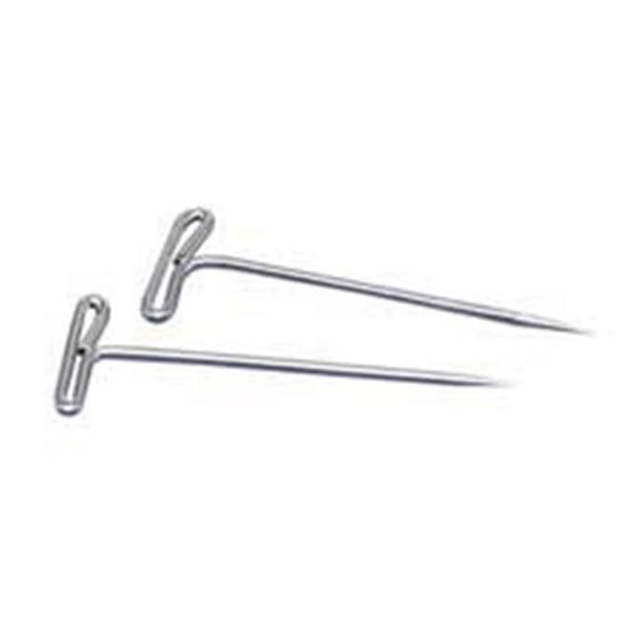Gem Office Products- LLC. T Pins- 2in. Length- .56in. Head Width- Silver