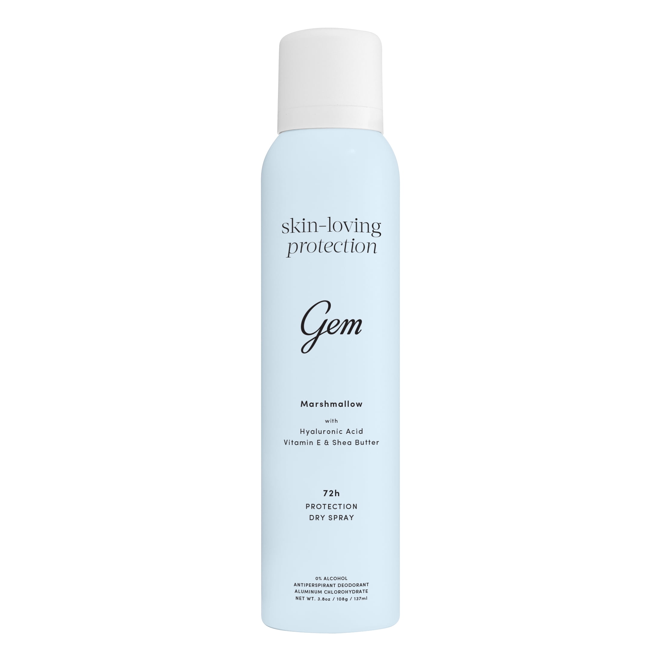 Gem Skin-Loving 72hour Protection Antiperspirant Deodorant Spray: Marshmallow 3.8 oz