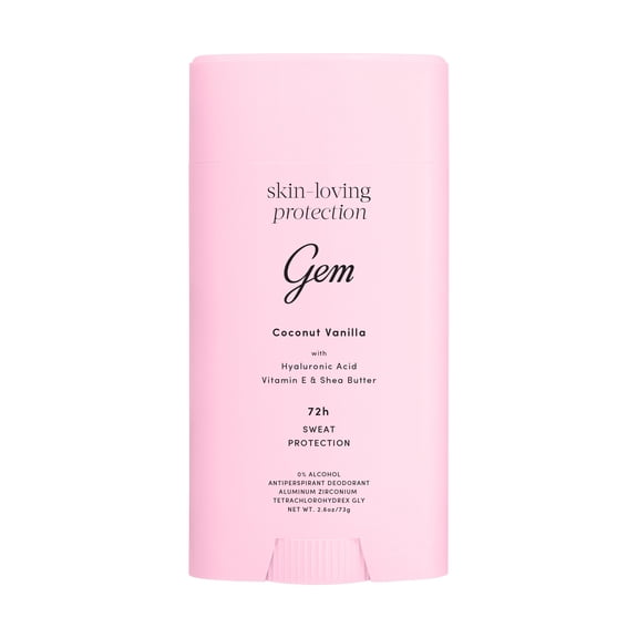 Gem Skin-Loving 72hr Protection Antiperspirant Stick: Coconut Vanilla 2.6 oz
