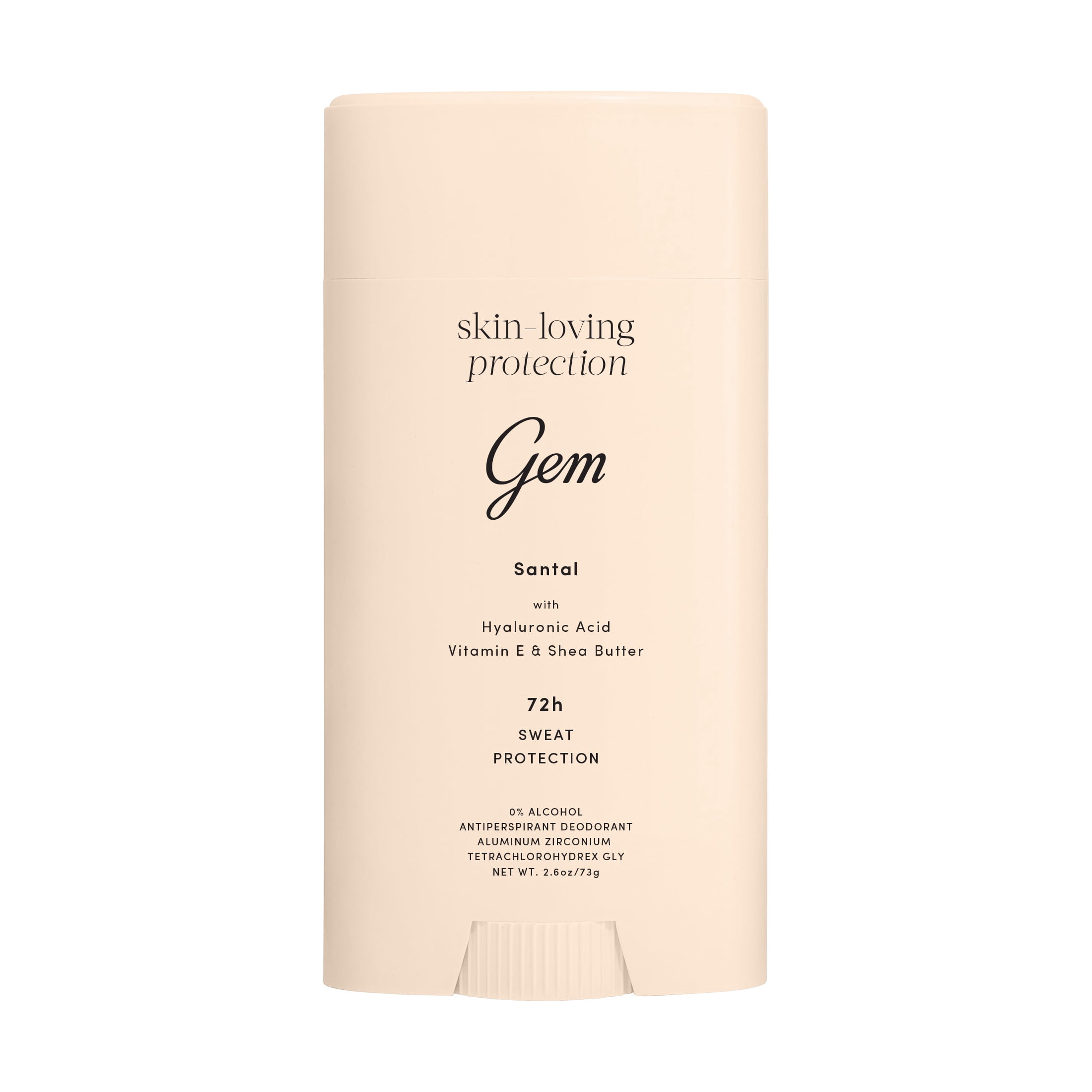 Gem Skin-Loving 72hour Protection Antiperspirant Deodorant Stick: Santal 2.6 oz
