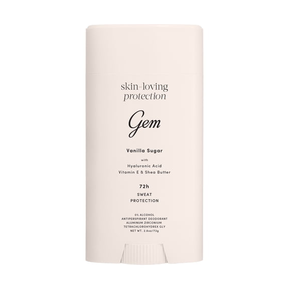 Gem Skin-Loving 72hour Protection Antiperspirant Deodorant Stick: Vanilla Sugar 2.6 oz