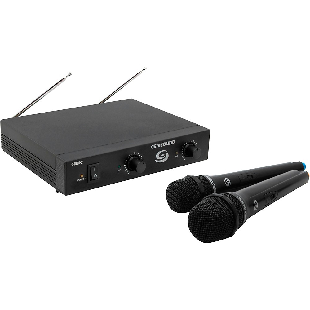 Gem Sound GMW-2 Dual-Channel Wireless Mic System CD