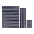 thumbnail image 1 of Gem Stone Grey/White 5 ft. x 7 ft. 3-Piece Rug Set, 1 of 6
