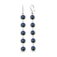 thumbnail image 1 of Gem Stone King 10.00 Ct Round Blue Mystic Topaz 925 Sterling Silver Earrings, 1 of 2