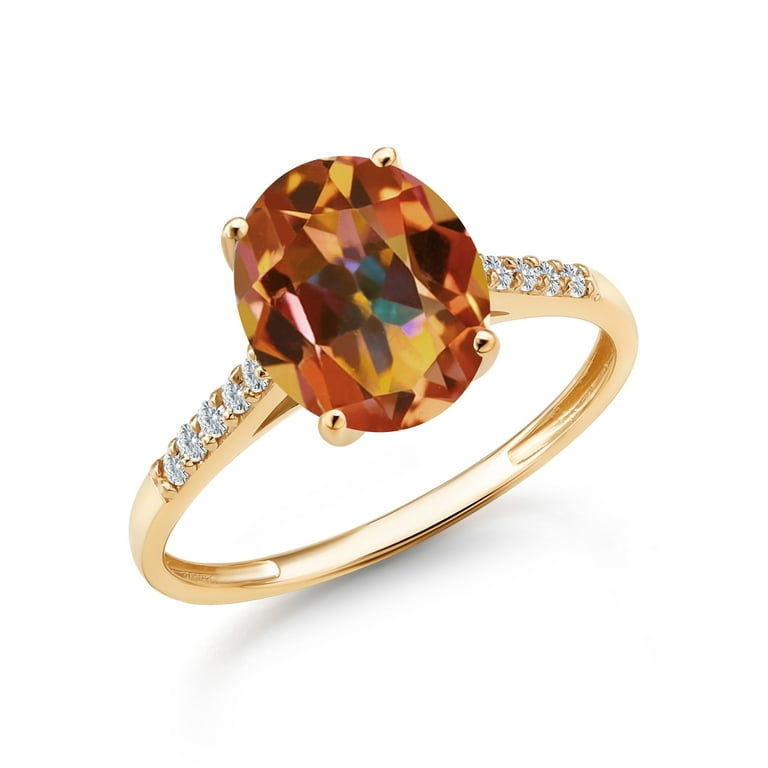 Brown Diamond Heart Ring with White Diamond Accents 32 Diamonds 10k Yellow Gold, 7 Brown Diamond Heart Ring with White Diamond Accents 32 Diamonds 10k Yellow Gold, 7