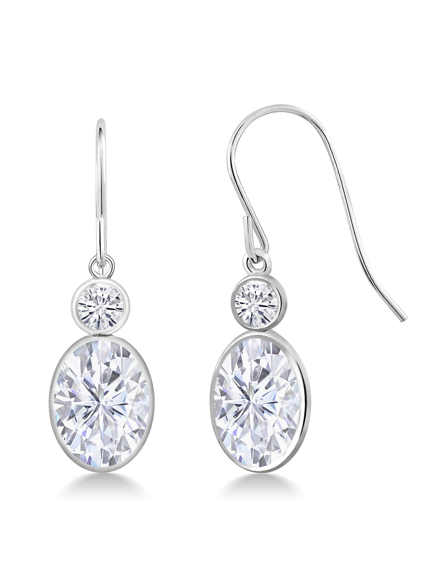 Moissanite by Charles & Colvard 14K Lab Created Sapphire Oval Halo Stud  Earrings - ShopHQ.com