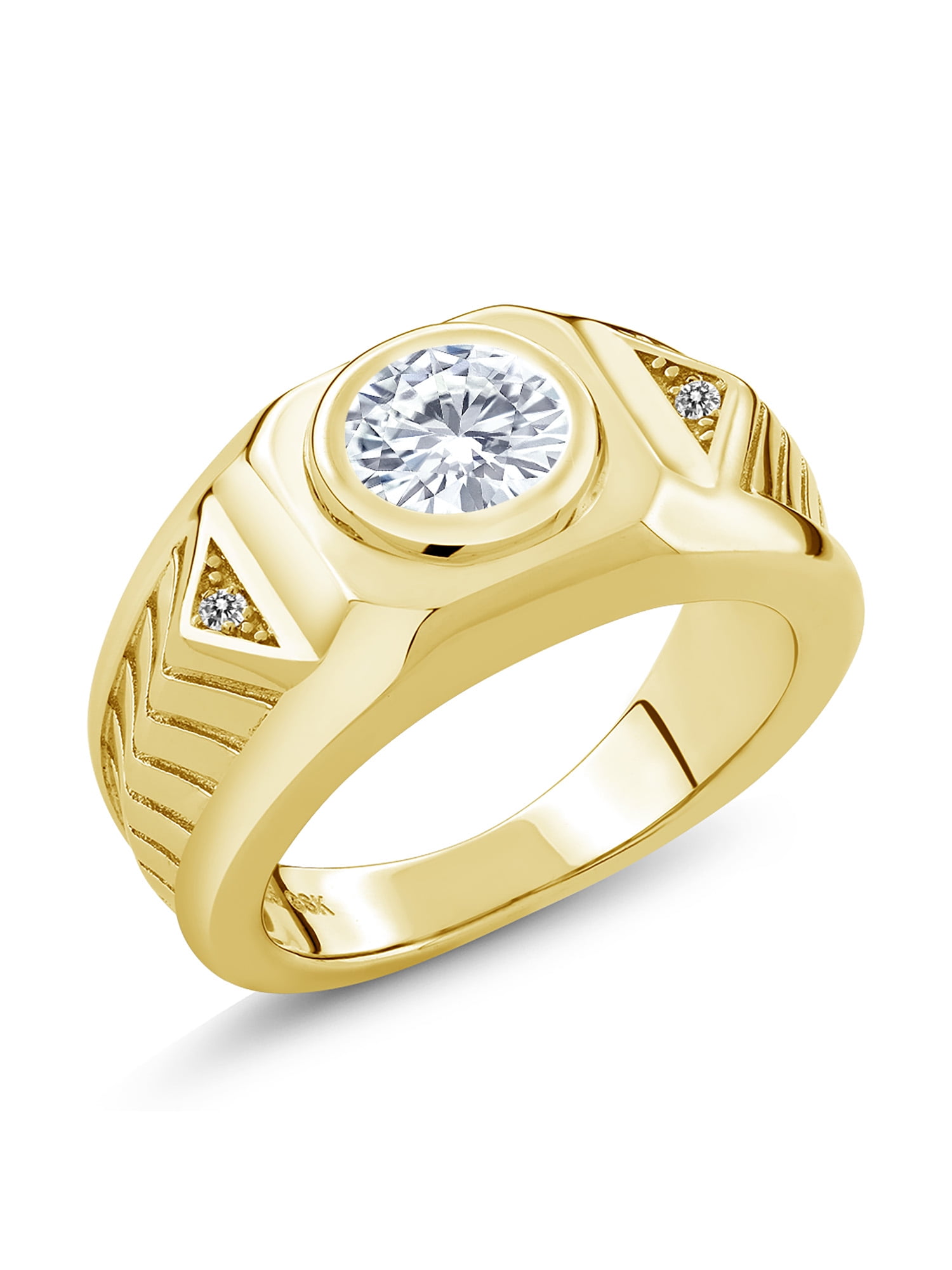 Charles and hotsell colvard mens ring