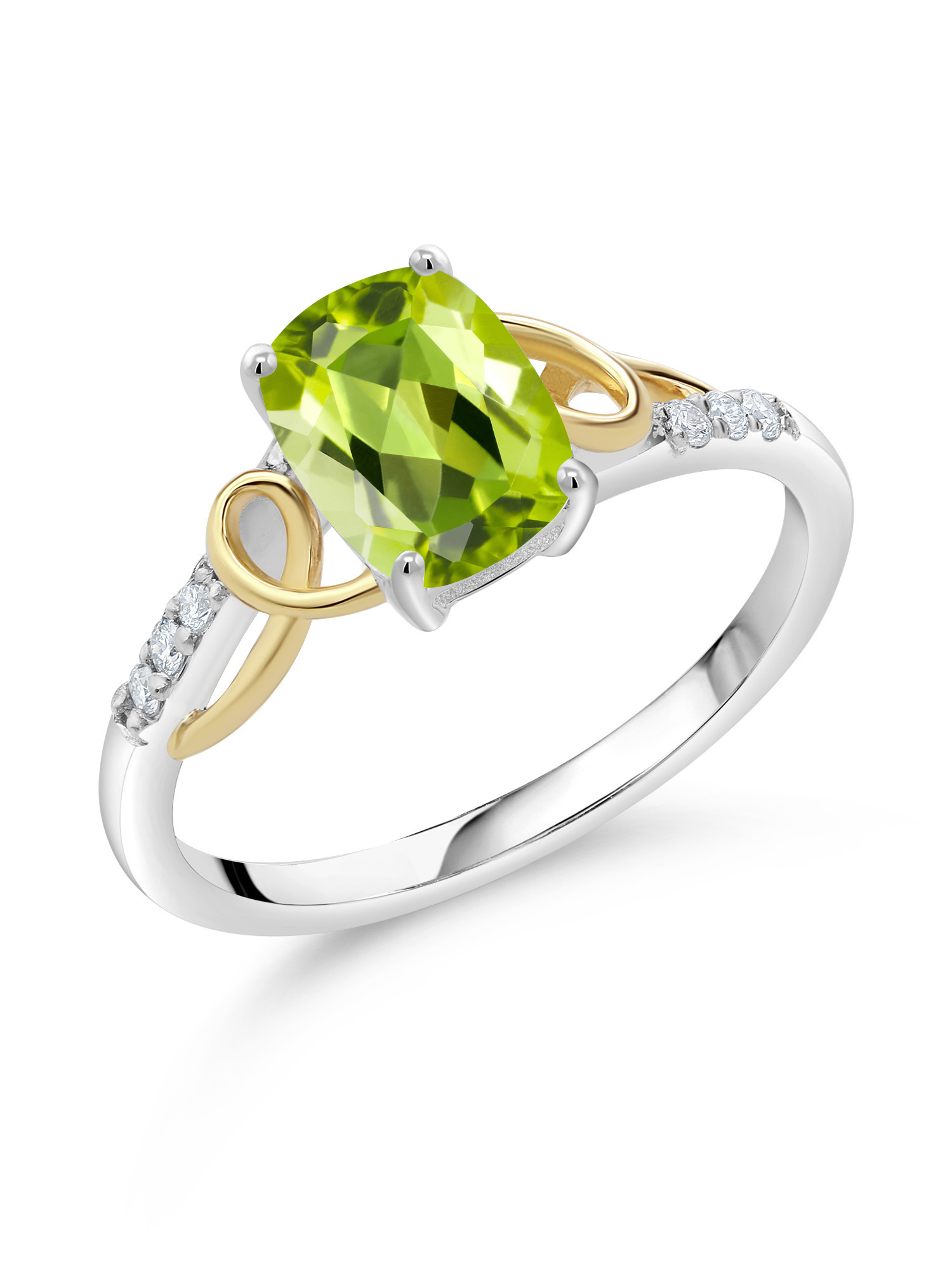 3 Stone Lab Diamond Rings 925 Sterling Silver Gemstone Birthstone And Lab Grown Diamond 3 Stone Engagement Ring For Women Oval 8x6mm And Round 2mm Elegant Three Stone Wedding Anniversary Promise Ring